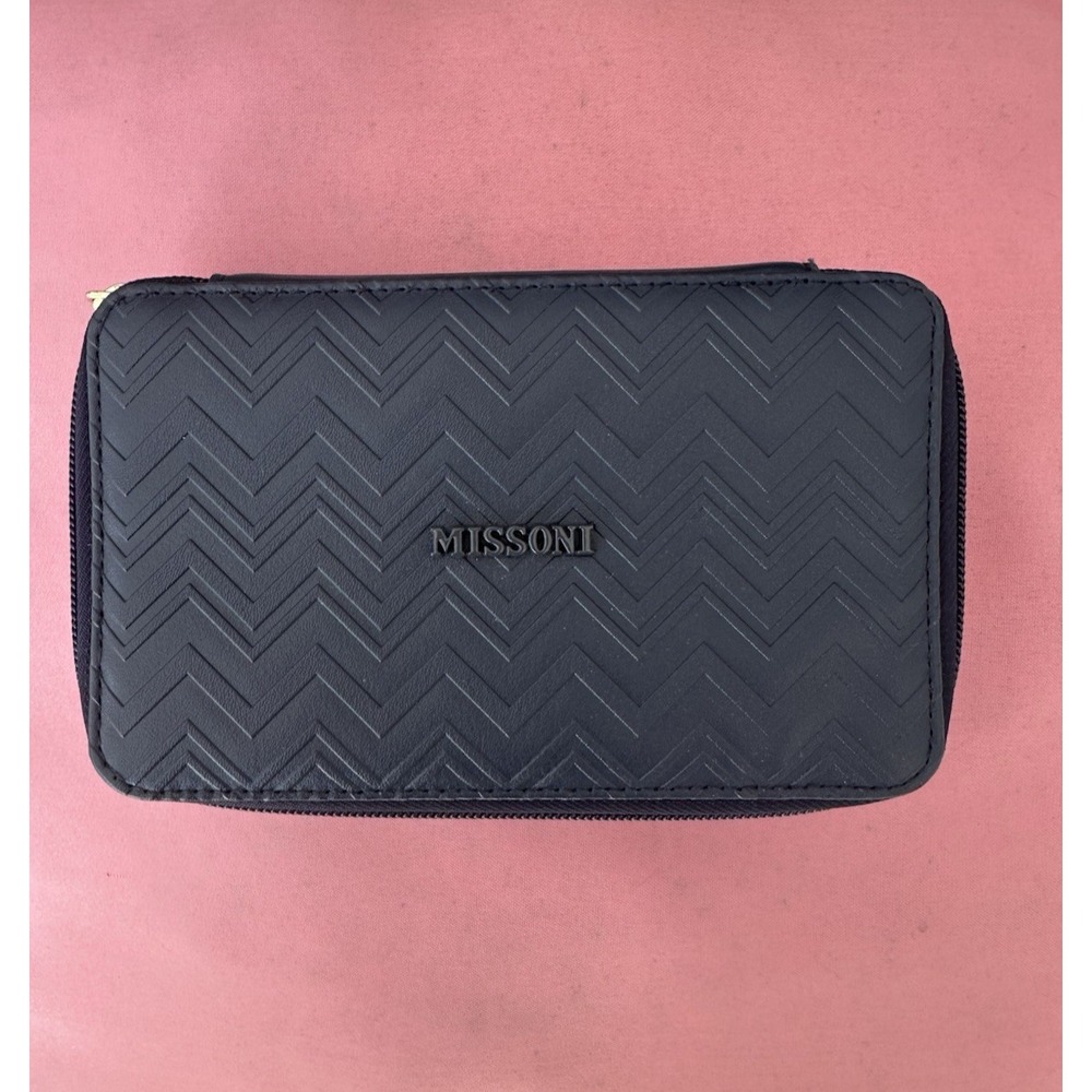 Missoni x Delta Airlines Exclusive Travel Case – Zippered Pouch, Chevron Pattern